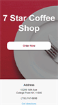 Mobile Screenshot of 7starcoffeeshopandrestaurant.com